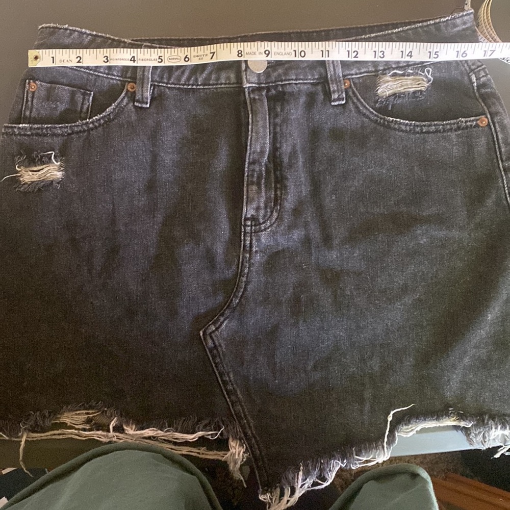 Denim Mini Skirt - Picture 4 of 5
